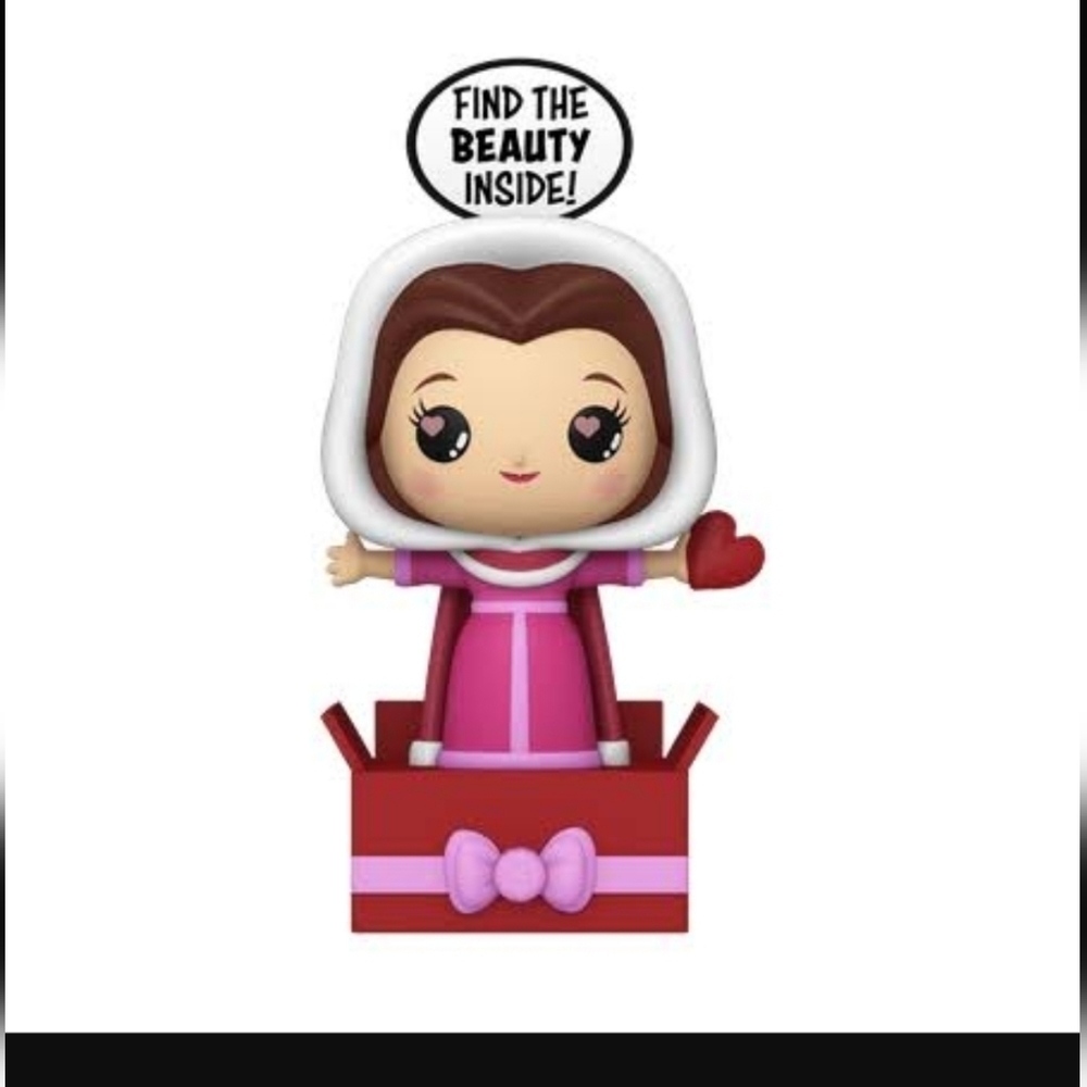Funko Popsies Disney's Belle pop up message, NWP